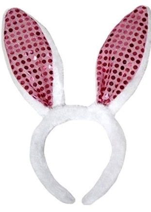Pink Bunny Headband